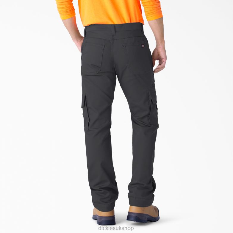 DuraTech Ranger Duck Cargo Pants Men Dickies Black (BK) 88T84185 Apparel