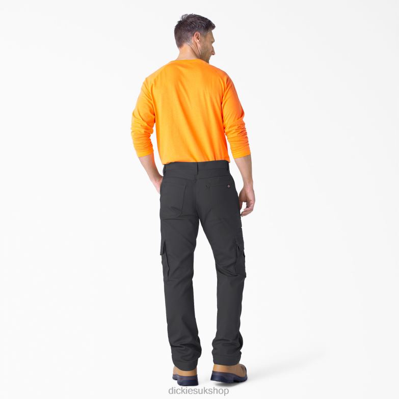 DuraTech Ranger Duck Cargo Pants Men Dickies Black (BK) 88T84185 Apparel
