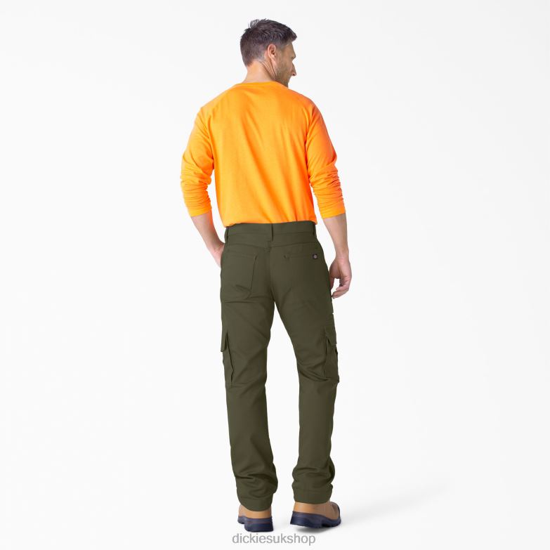 DuraTech Ranger Duck Cargo Pants Men Dickies Moss Green (MS) 88T84186 Apparel