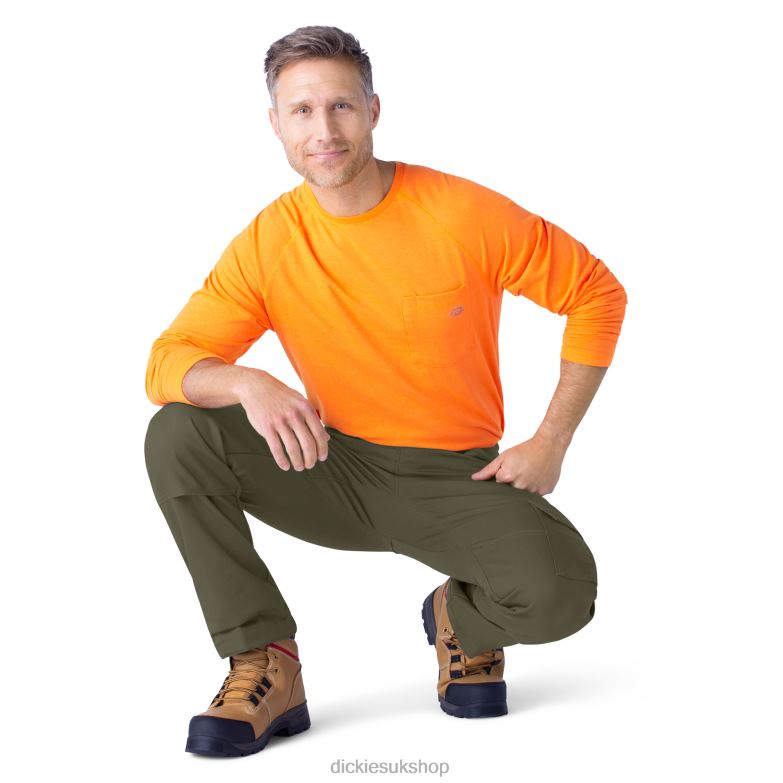DuraTech Ranger Duck Cargo Pants Men Dickies Moss Green (MS) 88T84186 Apparel