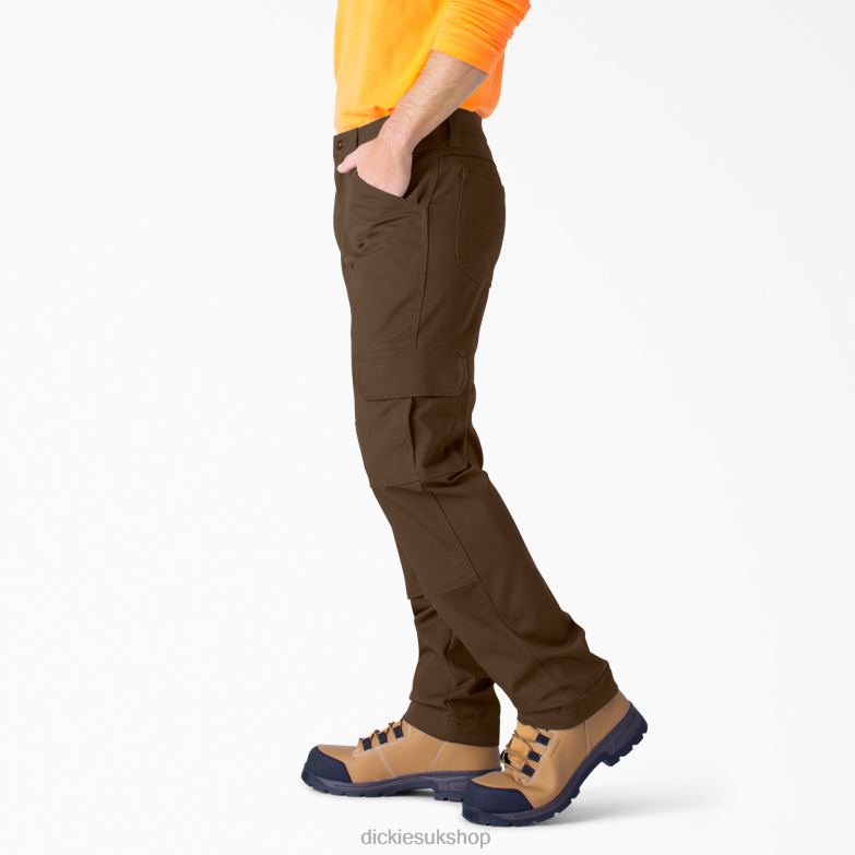 DuraTech Ranger Duck Cargo Pants Men Dickies Timber Brown (TB) 88T84188 Apparel