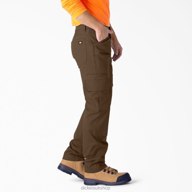 DuraTech Ranger Duck Cargo Pants Men Dickies Timber Brown (TB) 88T84188 Apparel
