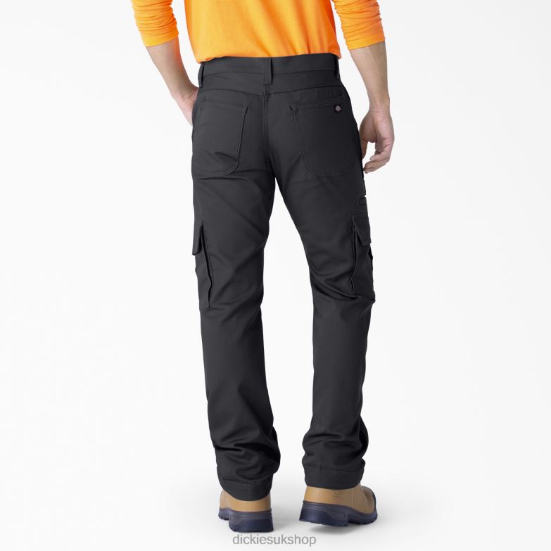 DuraTech Ranger Ripstop Cargo Pants Men Dickies Black (BK) 88T8466 Apparel