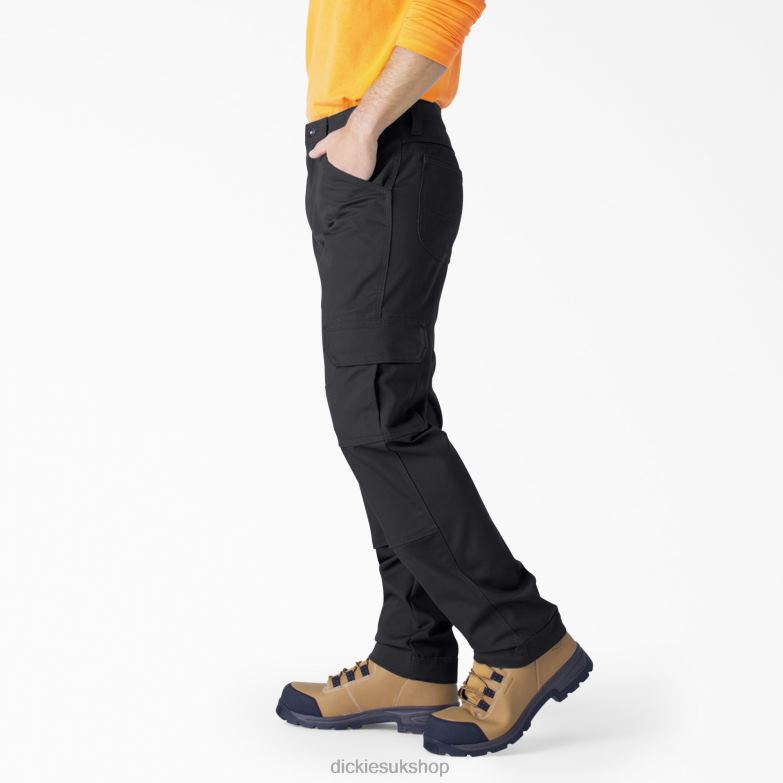 DuraTech Ranger Ripstop Cargo Pants Men Dickies Black (BK) 88T8466 Apparel