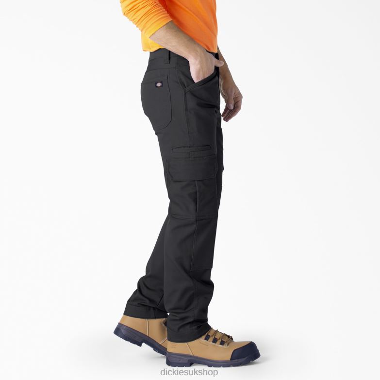 DuraTech Ranger Ripstop Cargo Pants Men Dickies Black (BK) 88T8466 Apparel