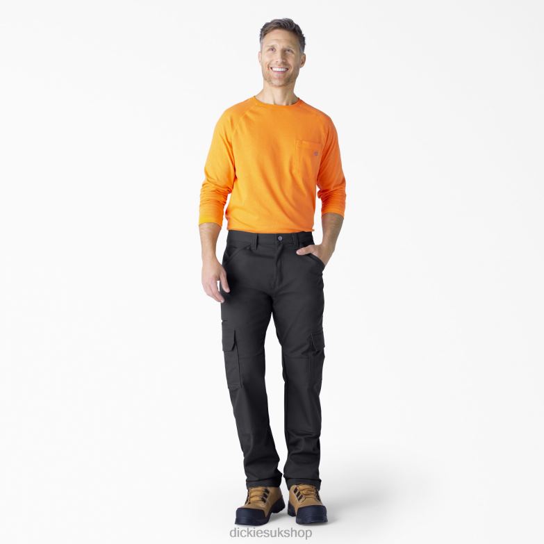 DuraTech Ranger Ripstop Cargo Pants Men Dickies Black (BK) 88T8466 Apparel