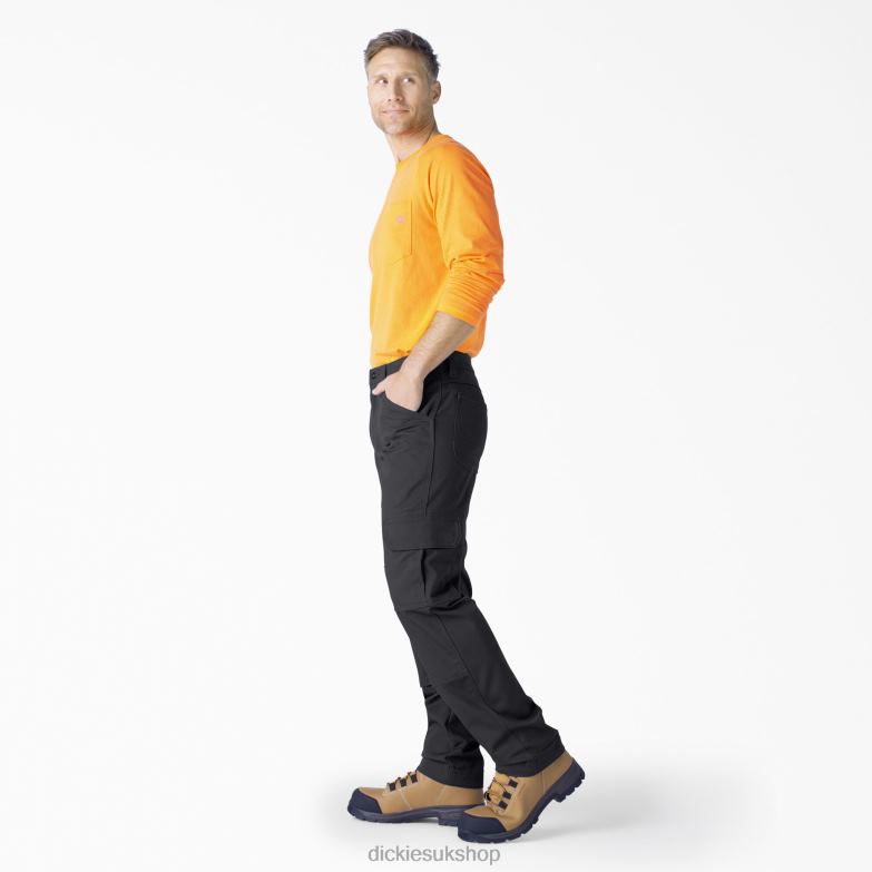 DuraTech Ranger Ripstop Cargo Pants Men Dickies Black (BK) 88T8466 Apparel