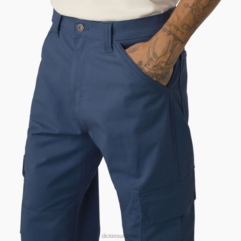 DuraTech Ranger Ripstop Cargo Pants Men Dickies Dark Denim (DM) 88T8467 Apparel