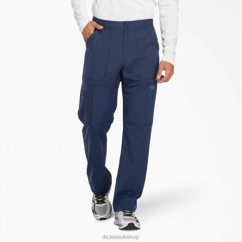 Dynamix Cargo Scrub Pants Men Dickies Navy Blue (NVY) 88T841278 Apparel