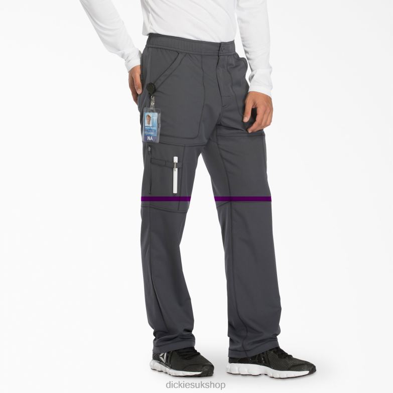 Dynamix Cargo Scrub Pants Men Dickies Pewter Gray (PEW) 88T841280 Apparel