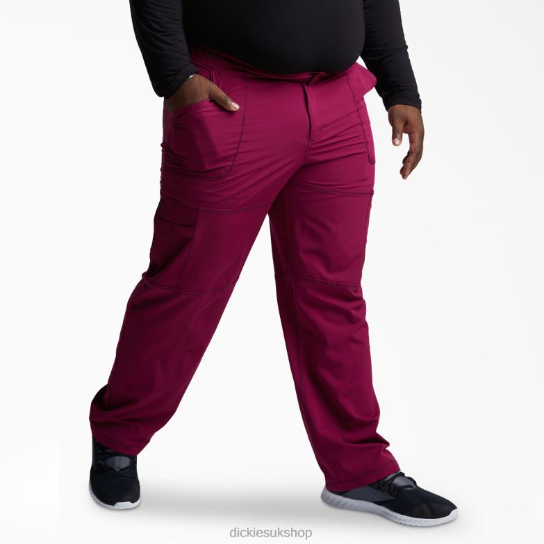 Dynamix Cargo Scrub Pants Men Dickies Wine (WIN) 88T841282 Apparel