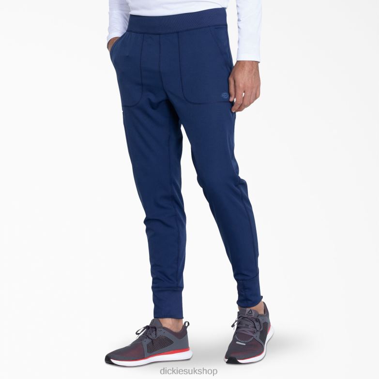 Dynamix Jogger Scrub Pants Men Dickies Navy Blue (NVY) 88T841241 Apparel