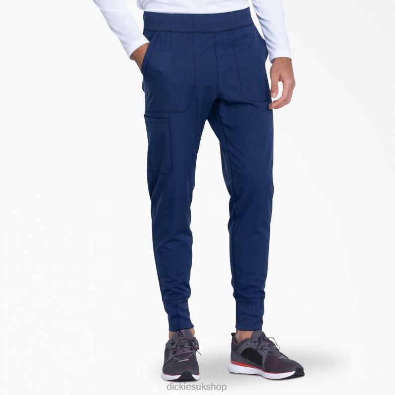 Dynamix Jogger Scrub Pants Men Dickies Navy Blue (NVY) 88T841241 Apparel