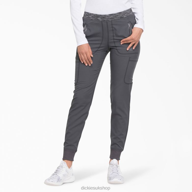 Dynamix Jogger Scrub Pants Women Dickies Pewter Gray (PEW) 88T842589 Apparel