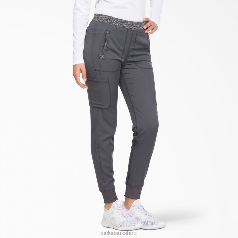 Dynamix Jogger Scrub Pants Women Dickies Pewter Gray (PEW) 88T842589 Apparel