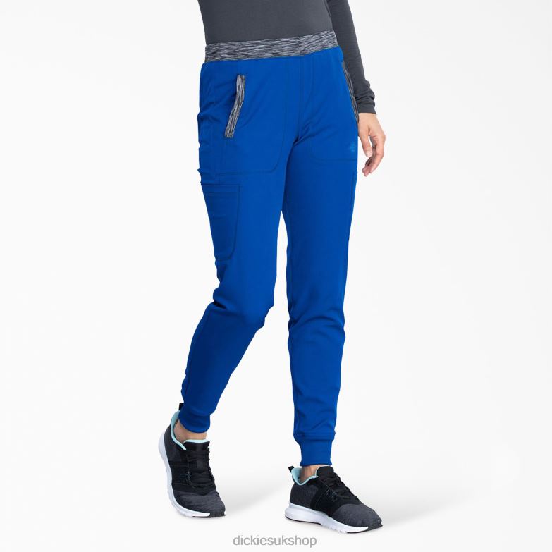 Dynamix Jogger Scrub Pants Women Dickies Royal Blue (RB) 88T842590 Apparel