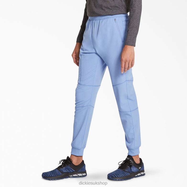 Dynamix Natural Rise Jogger Scrub Pants Men Dickies Ceil Blue (CBL) 88T841394 Apparel
