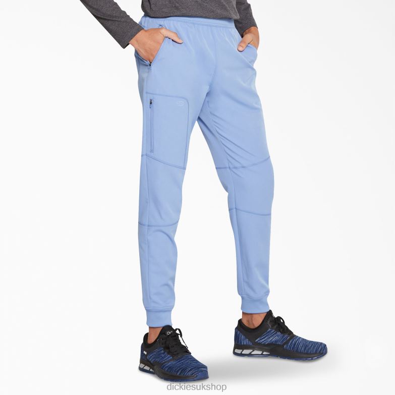 Dynamix Natural Rise Jogger Scrub Pants Men Dickies Ceil Blue (CBL) 88T841394 Apparel