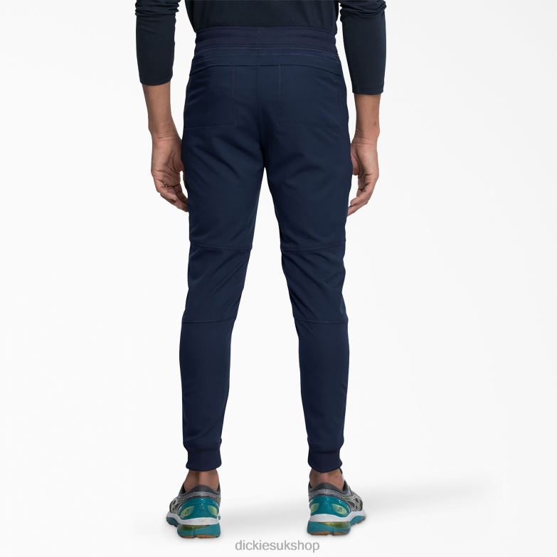 Dynamix Natural Rise Jogger Scrub Pants Men Dickies Navy Blue (NVY) 88T841396 Apparel