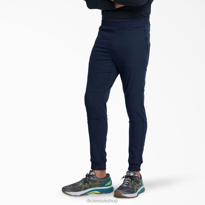 Dynamix Natural Rise Jogger Scrub Pants Men Dickies Navy Blue (NVY) 88T841396 Apparel