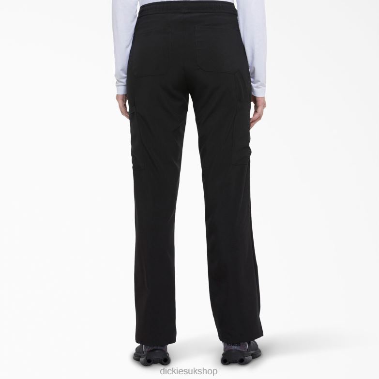 EDS Essentials Contemporary Fit Scrub Pants Women Dickies Black (BLK) 88T842565 Apparel