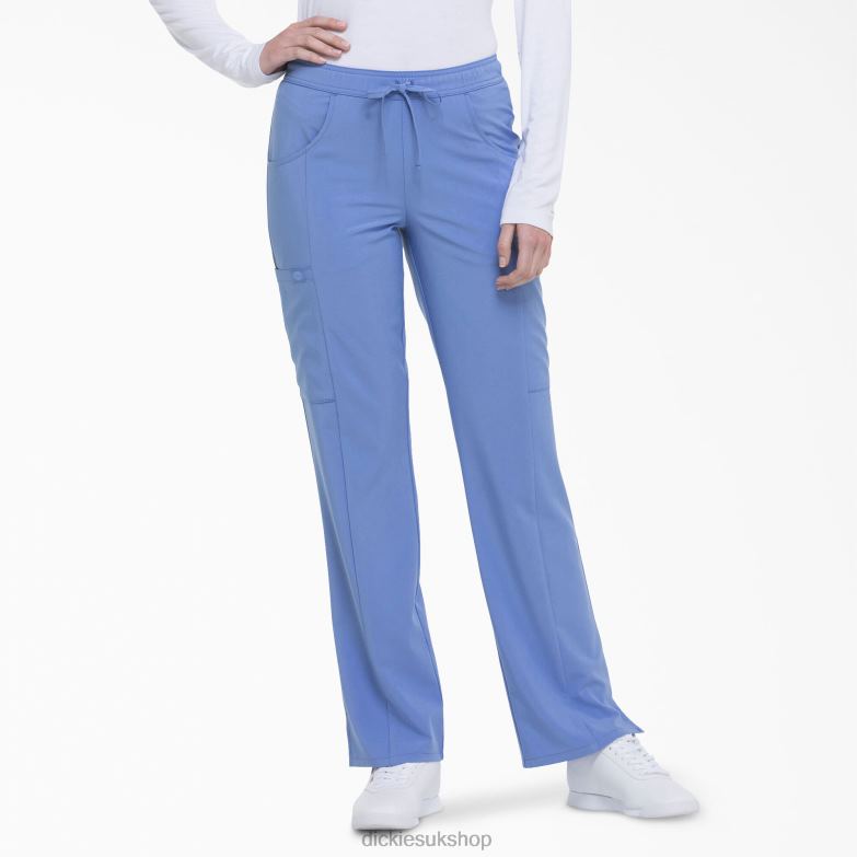 EDS Essentials Contemporary Fit Scrub Pants Women Dickies Ceil Blue (CBL) 88T842566 Apparel