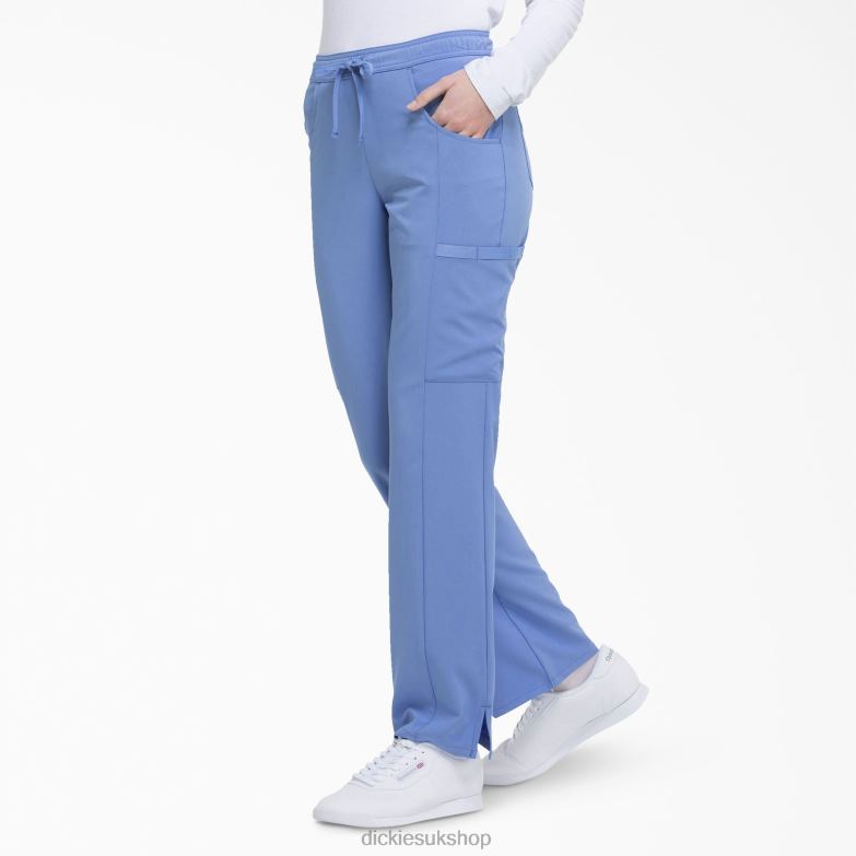 EDS Essentials Contemporary Fit Scrub Pants Women Dickies Ceil Blue (CBL) 88T842566 Apparel