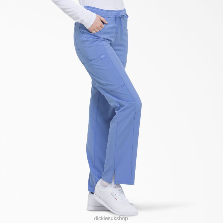 EDS Essentials Contemporary Fit Scrub Pants Women Dickies Ceil Blue (CBL) 88T842566 Apparel