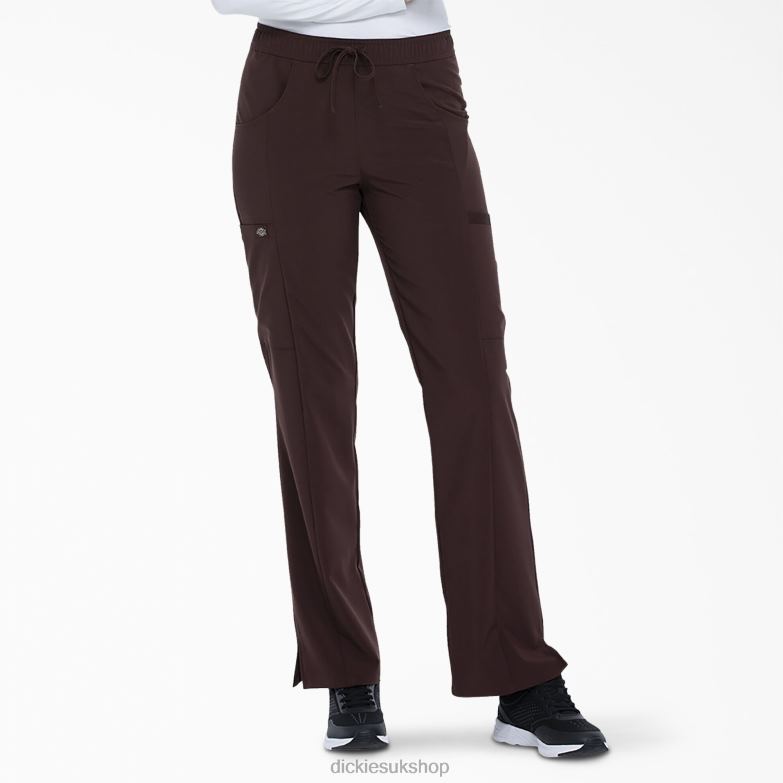 EDS Essentials Contemporary Fit Scrub Pants Women Dickies Espresso (ESR) 88T842570 Apparel