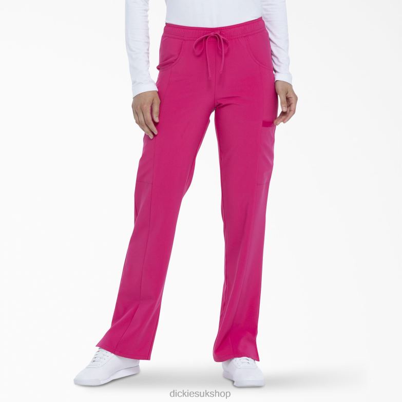 EDS Essentials Contemporary Fit Scrub Pants Women Dickies Hot Pink (HPK) 88T842571 Apparel