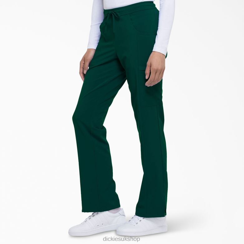 EDS Essentials Contemporary Fit Scrub Pants Women Dickies Hunter Green (HTR) 88T842572 Apparel