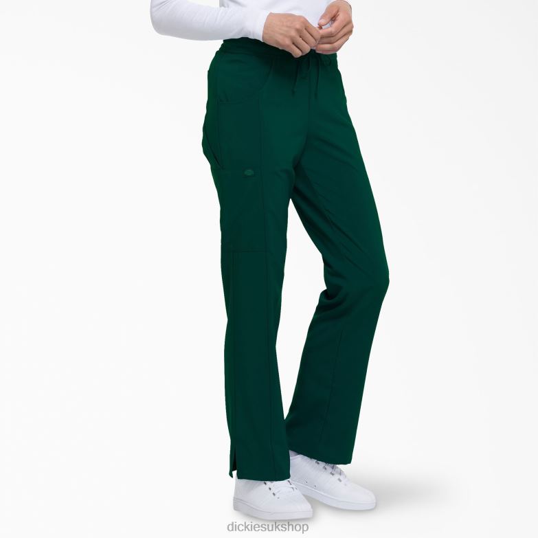EDS Essentials Contemporary Fit Scrub Pants Women Dickies Hunter Green (HTR) 88T842572 Apparel