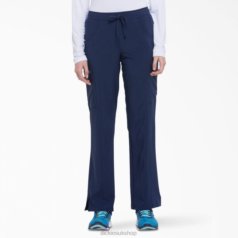 EDS Essentials Contemporary Fit Scrub Pants Women Dickies Navy Blue (NYPS) 88T842573 Apparel