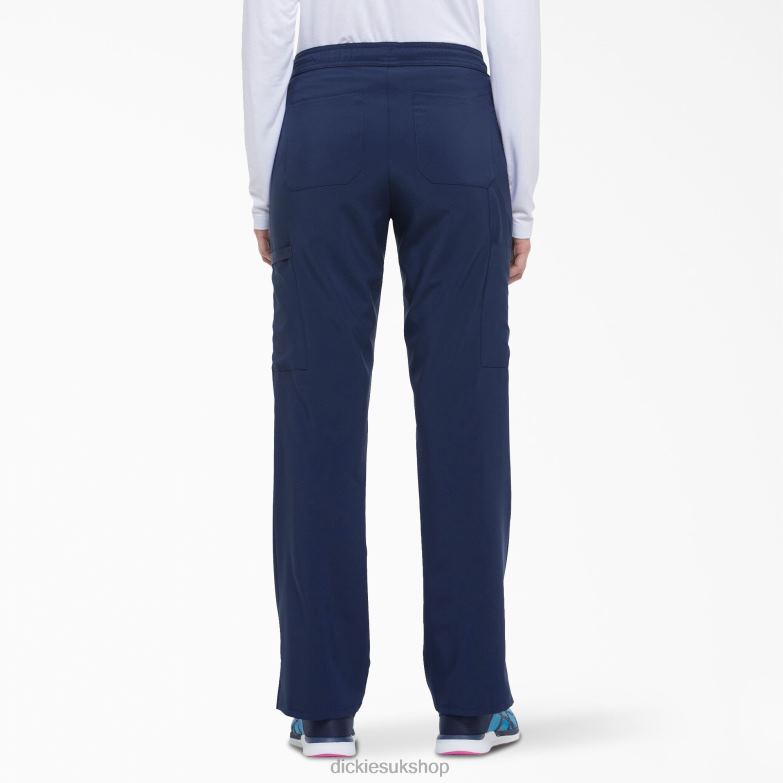 EDS Essentials Contemporary Fit Scrub Pants Women Dickies Navy Blue (NYPS) 88T842573 Apparel