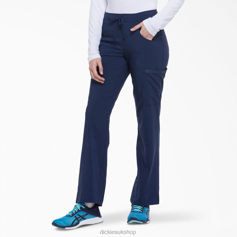 EDS Essentials Contemporary Fit Scrub Pants Women Dickies Navy Blue (NYPS) 88T842573 Apparel