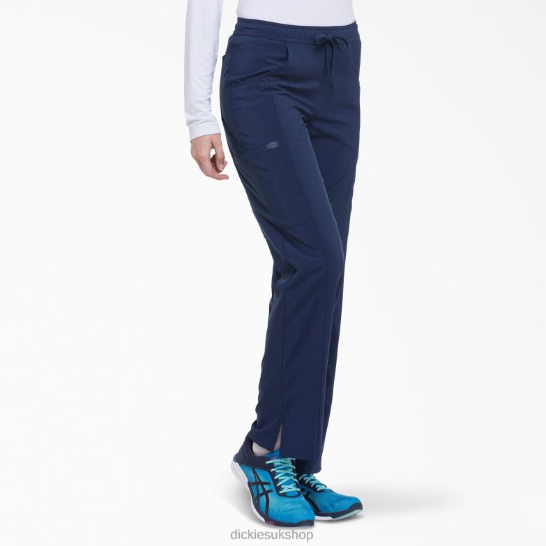 EDS Essentials Contemporary Fit Scrub Pants Women Dickies Navy Blue (NYPS) 88T842573 Apparel