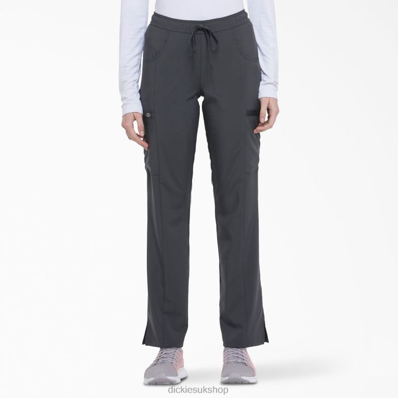 EDS Essentials Contemporary Fit Scrub Pants Women Dickies Pewter Gray (PEW) 88T842574 Apparel