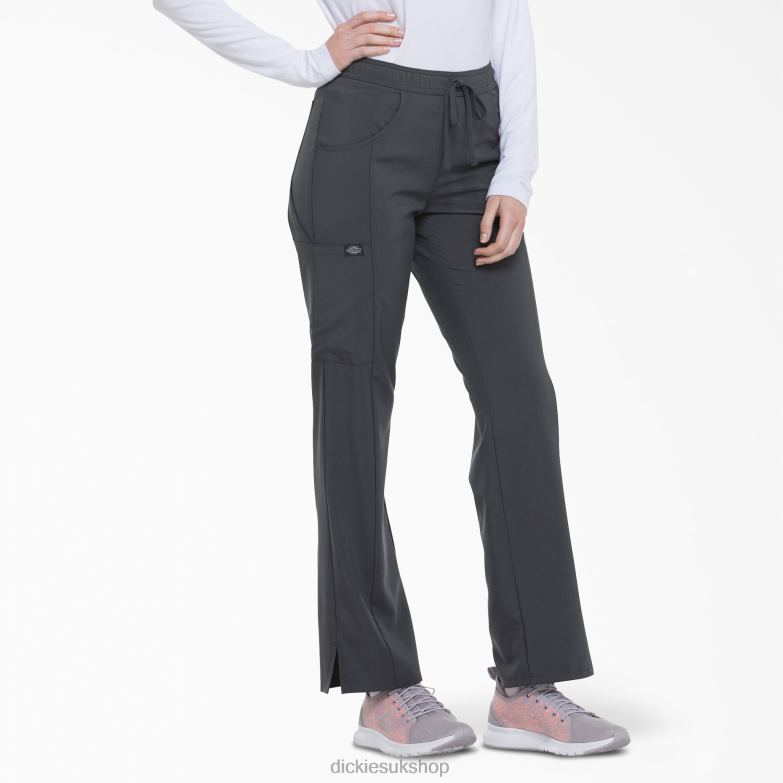 EDS Essentials Contemporary Fit Scrub Pants Women Dickies Pewter Gray (PEW) 88T842574 Apparel