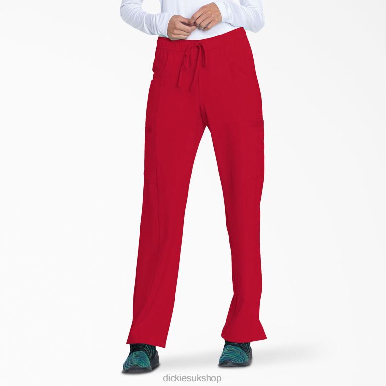 EDS Essentials Contemporary Fit Scrub Pants Women Dickies Red (RD) 88T842576 Apparel
