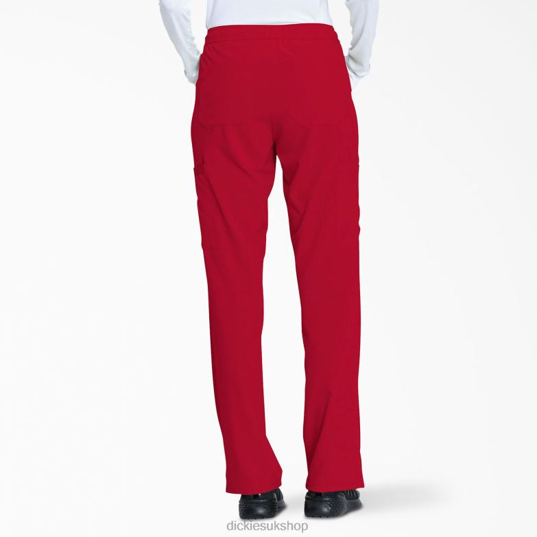 EDS Essentials Contemporary Fit Scrub Pants Women Dickies Red (RD) 88T842576 Apparel