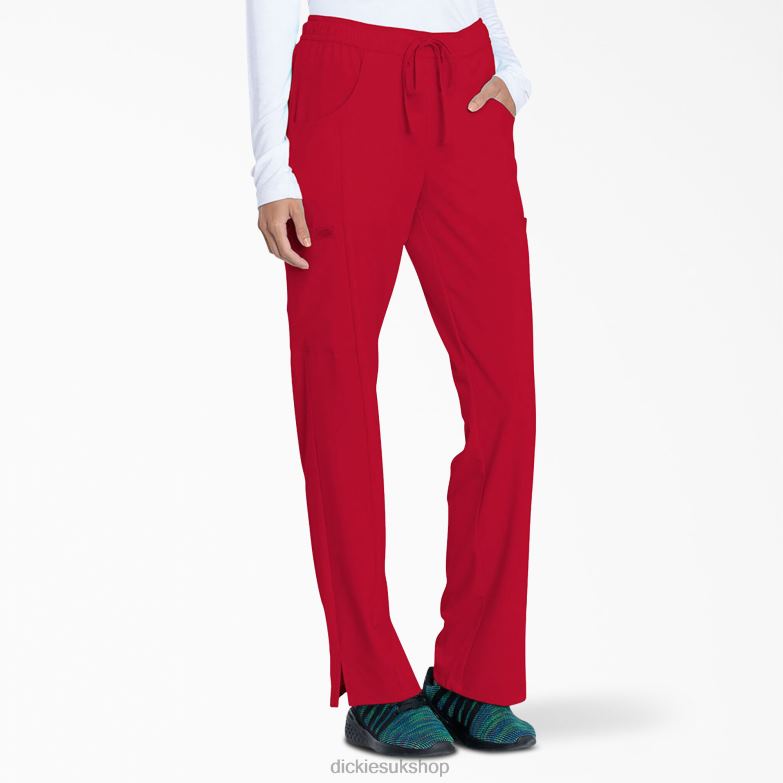 EDS Essentials Contemporary Fit Scrub Pants Women Dickies Red (RD) 88T842576 Apparel