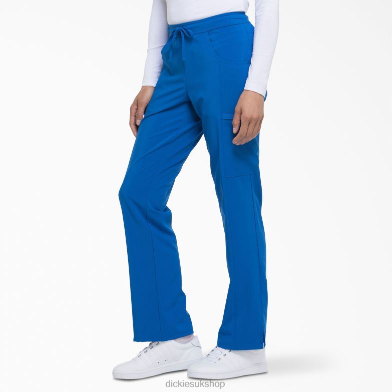EDS Essentials Contemporary Fit Scrub Pants Women Dickies Royal Blue (RB) 88T842575 Apparel