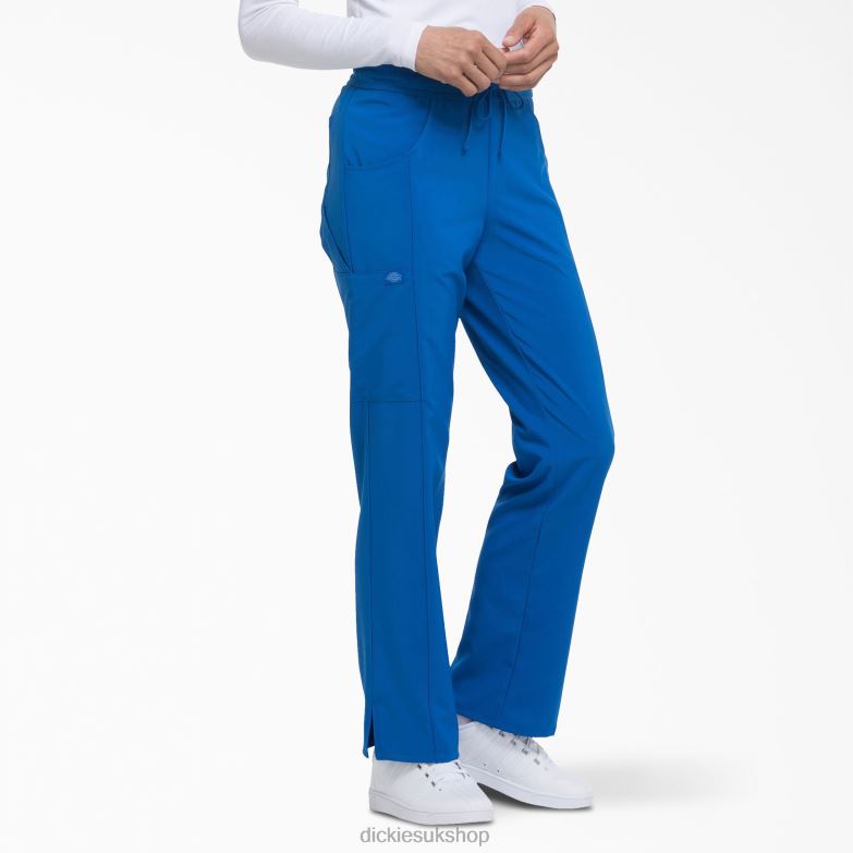 EDS Essentials Contemporary Fit Scrub Pants Women Dickies Royal Blue (RB) 88T842575 Apparel