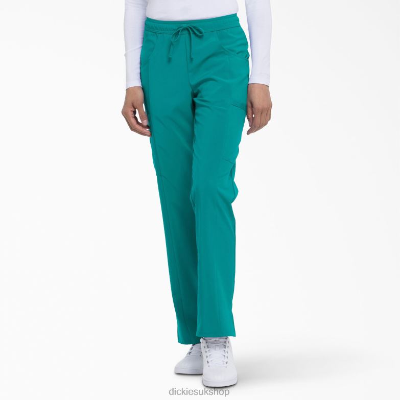 EDS Essentials Contemporary Fit Scrub Pants Women Dickies Teal (DTL) 88T842568 Apparel