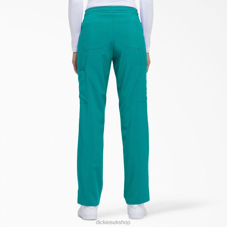 EDS Essentials Contemporary Fit Scrub Pants Women Dickies Teal (DTL) 88T842568 Apparel