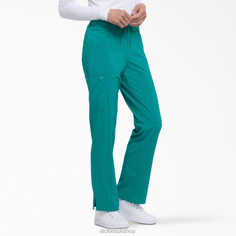 EDS Essentials Contemporary Fit Scrub Pants Women Dickies Teal (DTL) 88T842568 Apparel