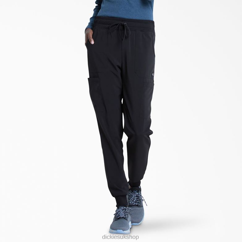 EDS Essentials Jogger Scrub Pants Women Dickies Black (BLK) 88T842436 Apparel