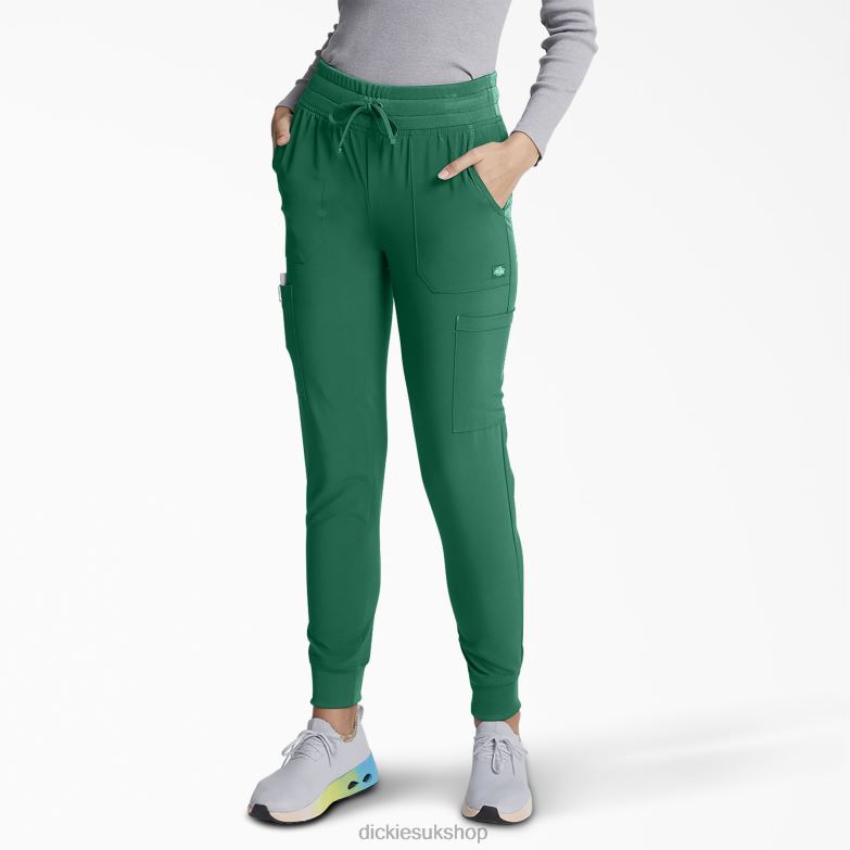 EDS Essentials Jogger Scrub Pants Women Dickies Hunter Green (HTR) 88T842439 Apparel