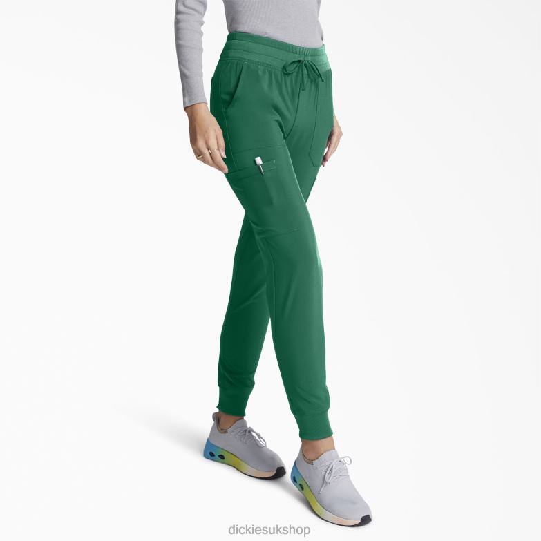 EDS Essentials Jogger Scrub Pants Women Dickies Hunter Green (HTR) 88T842439 Apparel
