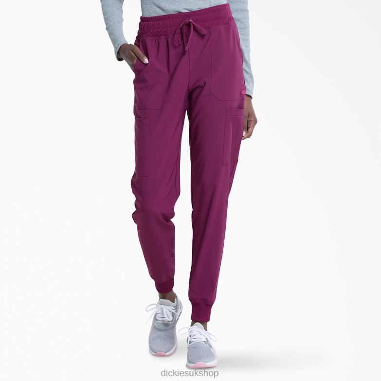 EDS Essentials Jogger Scrub Pants Women Dickies Wine (WIN) 88T842443 Apparel